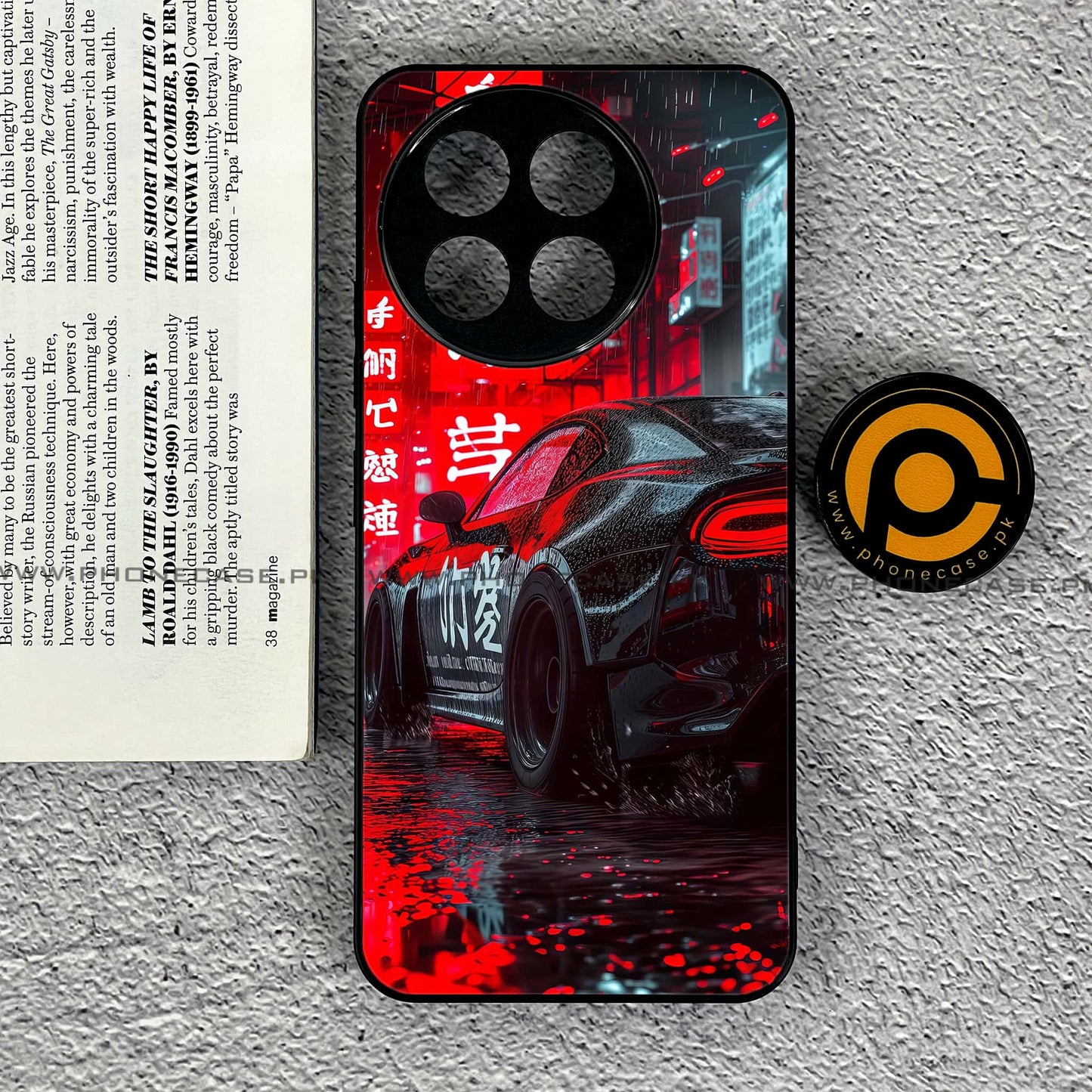OnePlus Ace 5 - Tokyo Dark Night Racing Car - Premium Printed Metal soft Bumper shock Proof Case