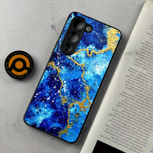 Vivo Y04 - Blue Marble 2.0 Design 4  - Premium Metal Printed Soft Bumper Shockproof Case  CS-38666