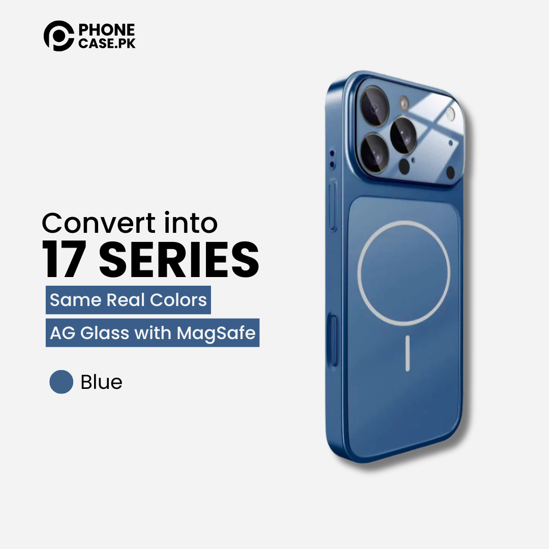 iPhone 12 Pro Converter Cover - Upgrade to iPhone 17 Pro Max Matte MagSafe Case with Built-in Camera Lens