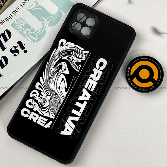 Samsung Galaxy A22 5G -    Creative - Premium Printed Metal soft Bumper shock Proof Case CS-38088