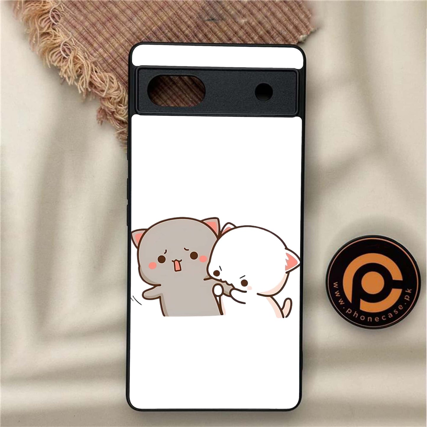 Google Pixel 6A - Cute BuBu DuDu Design 9  - Premium Metal Printed soft Bumper Shock Proof Case  CS-37515