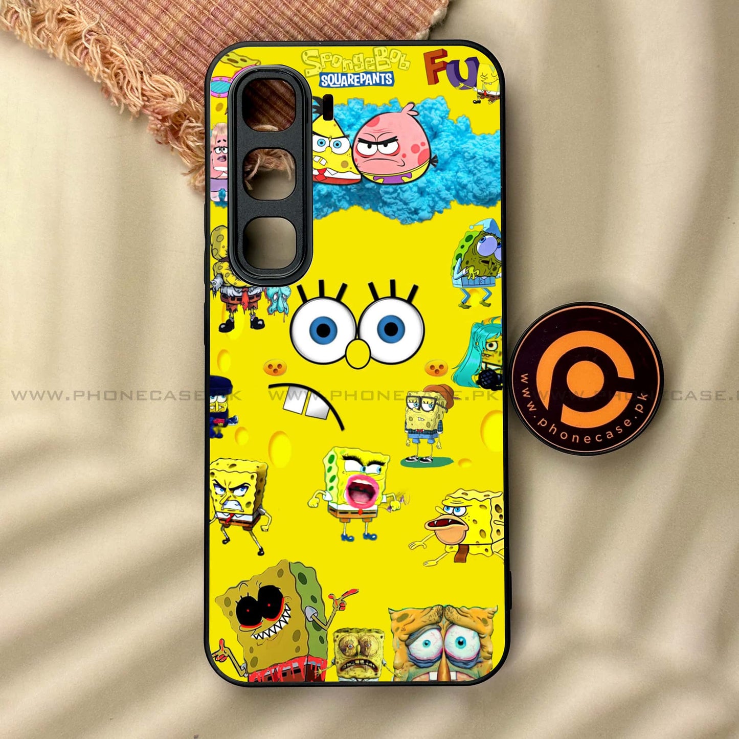 Infinix Hot 60 Pro Plus - Cute Emoji - Premium Metal Printed soft Bumper shock Proof Case CS-37913