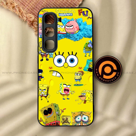 Infinix Hot 60 Pro Plus - Cute Emoji - Premium Metal Printed soft Bumper shock Proof Case CS-37913