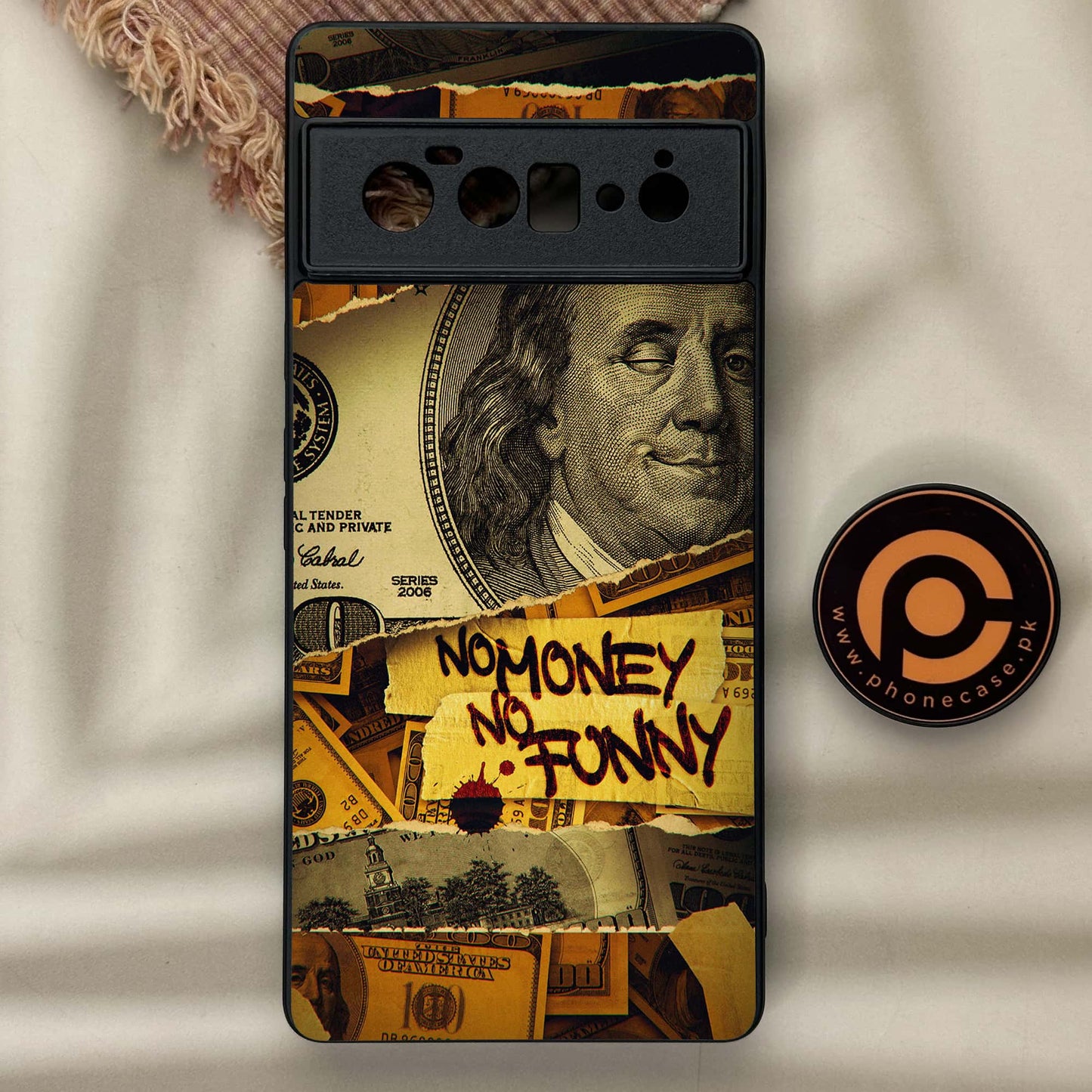 Google Pixel 6 Pro - Dollar Design 1  - Premium Metal Printed soft Bumper Shock Proof Case  CS-39033