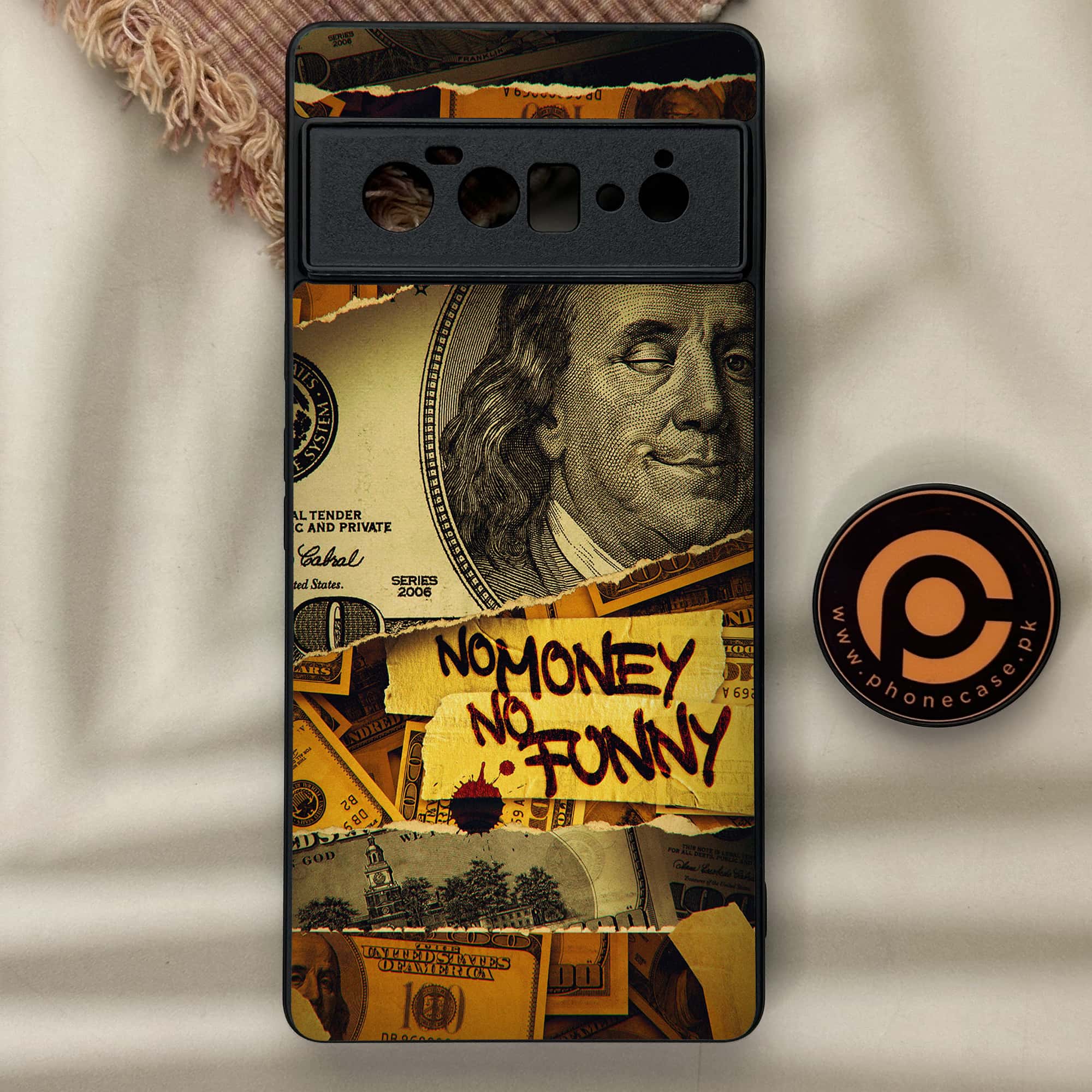 Google Pixel 6 Pro - Dollar Design 1  - Premium Metal Printed soft Bumper Shock Proof Case  CS-39033