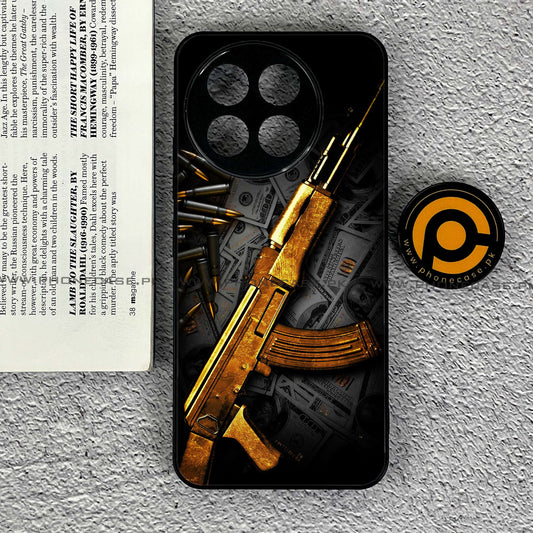 Tecno Spark 30 Pro - Dollar Design 6 - Premium Printed Glass soft Bumper shock Proof Case CS-38583