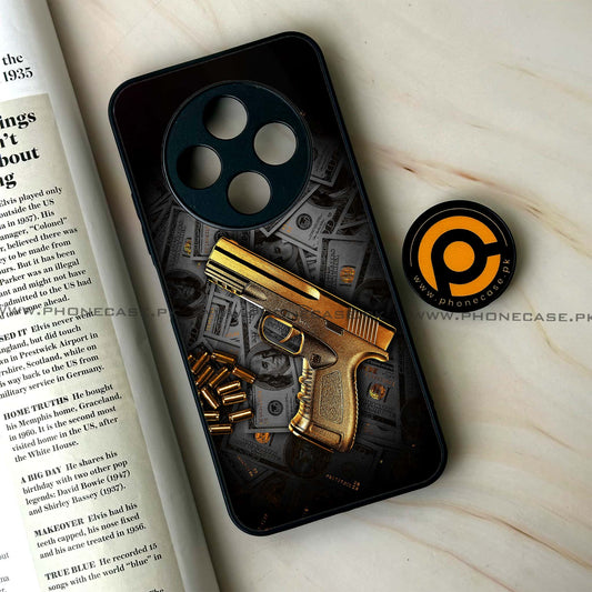 Tecno Spark 30C - Dollar Design 7 - Premium Printed Glass soft Bumper shock Proof Case CS-37600 CS-39007