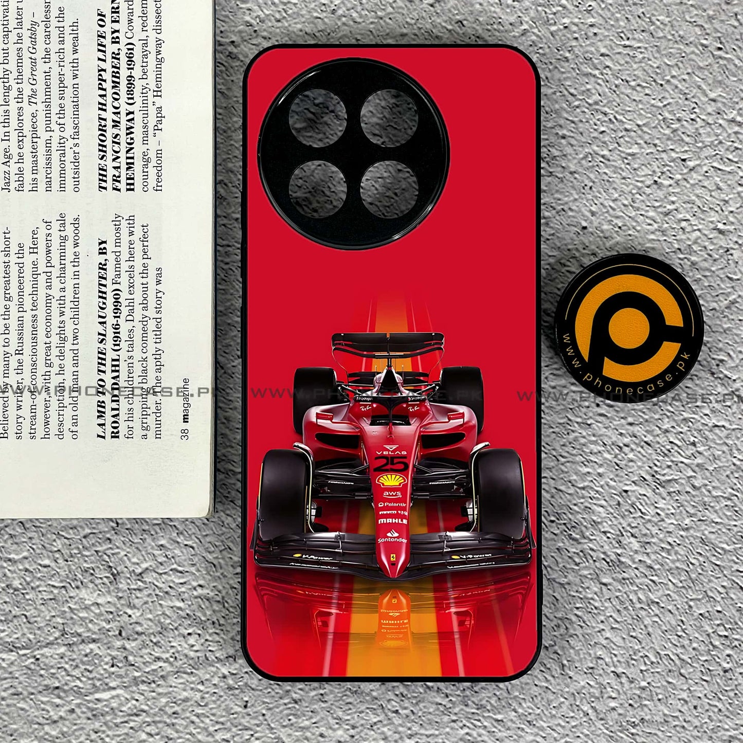 OnePlus Ace 5 - Formula 1 Design Series - Premium Metal Printed soft Bumper shock Proof Case