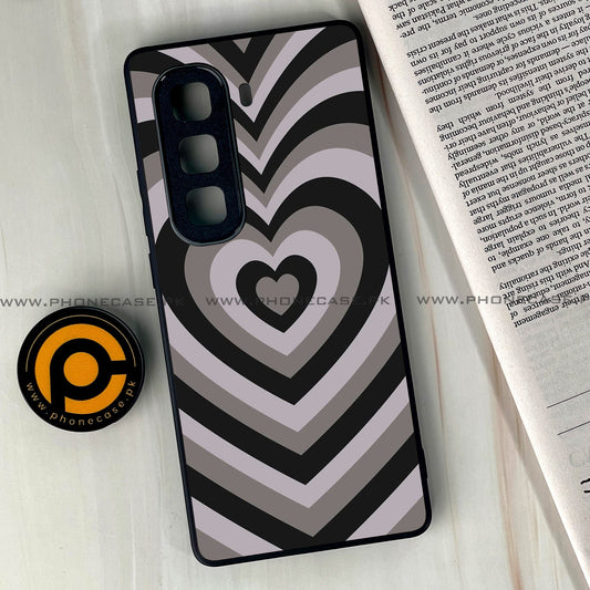 Infinix Hot 50 Pro Plus - Heart Beat Design 1 - Premium Metal Printed soft Bumper shock Proof Case CS-37649