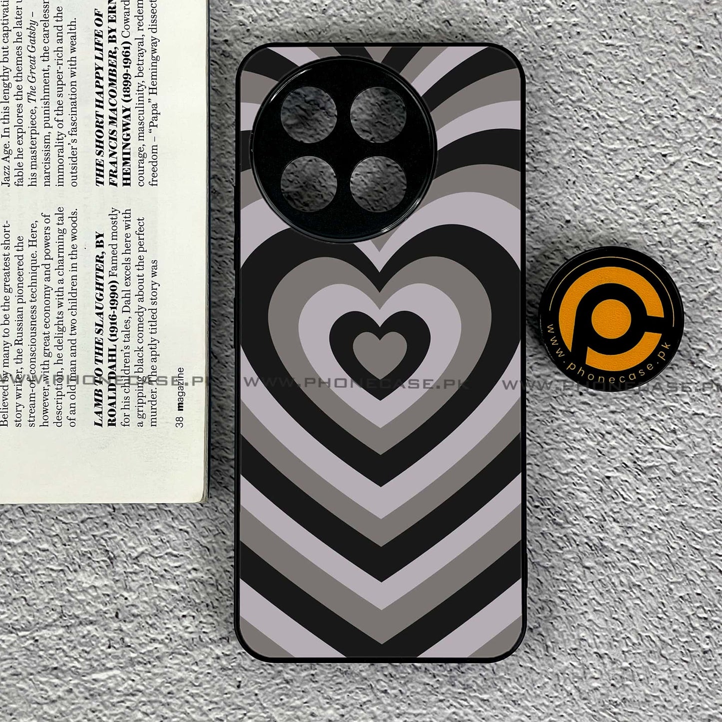 OnePlus Ace 5 - Heart Beat Series - Premium Metal Printed soft Bumper shock Proof Case