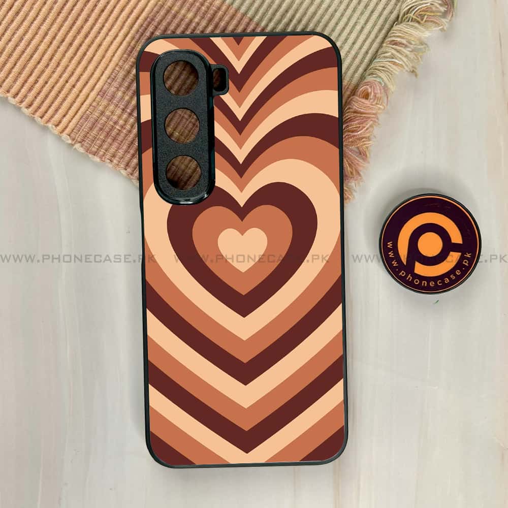 Infinix Hot 60i - Heart Beat Design 2 - Premium Metal Printed soft Bumper shock Proof Case  CS-37437