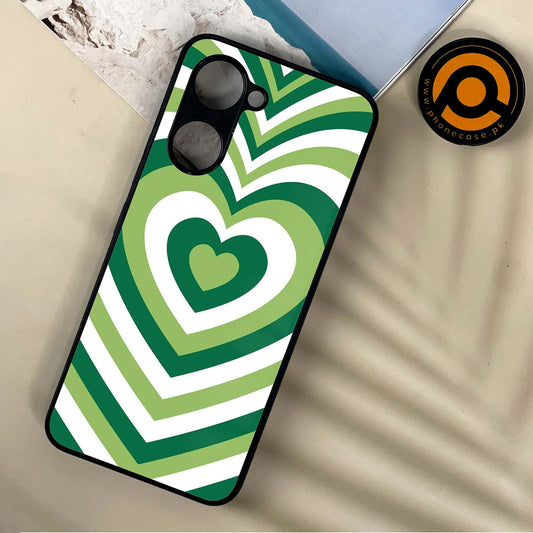 Vivo Y03 / Y18 / Y03T- Heart Beat Design 4 - Premium Printed Metal soft Bumper shock Proof Case CS-38275