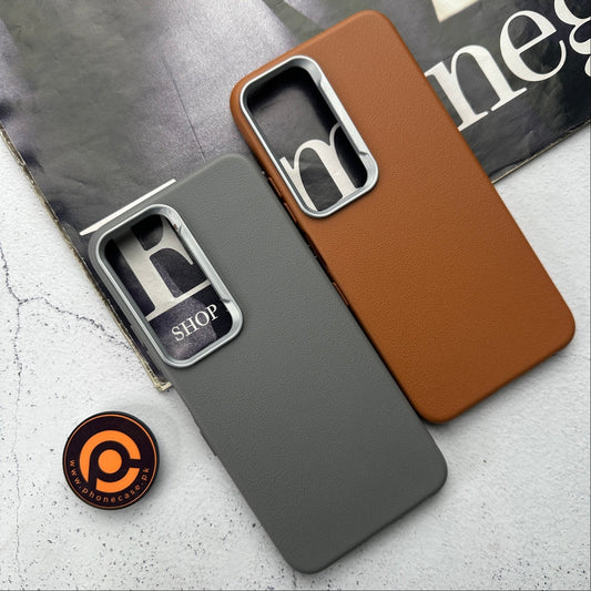 Infinix Hot 60i/ Hot 60 - Soft Leather Texture Slim TPU Case