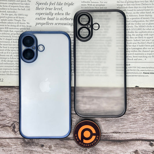 iPhone 17 - Luxury Electroplated Metal Feel with Built-in Camera Lens Protection Case