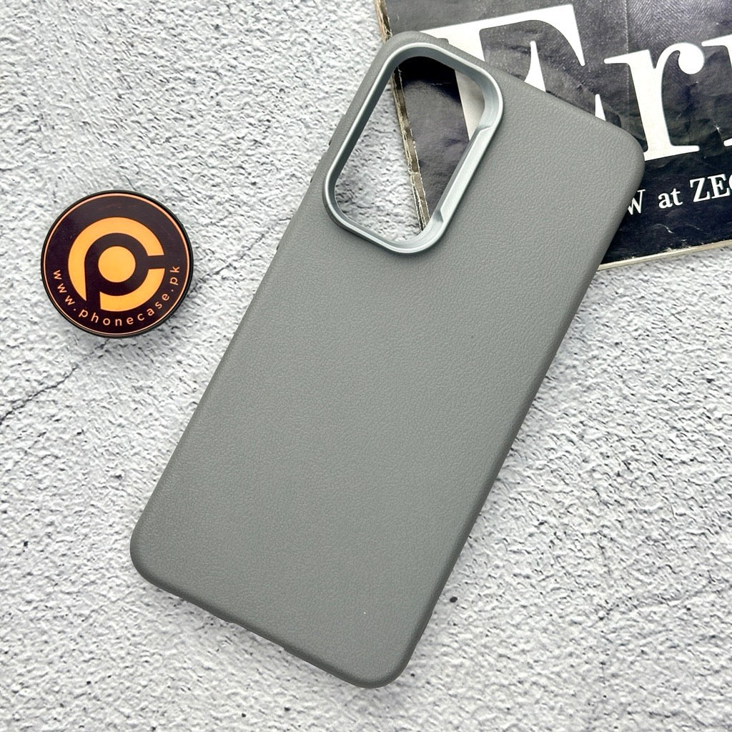 Samsung Galaxy S25 FE - Soft Leather Texture Slim TPU Case