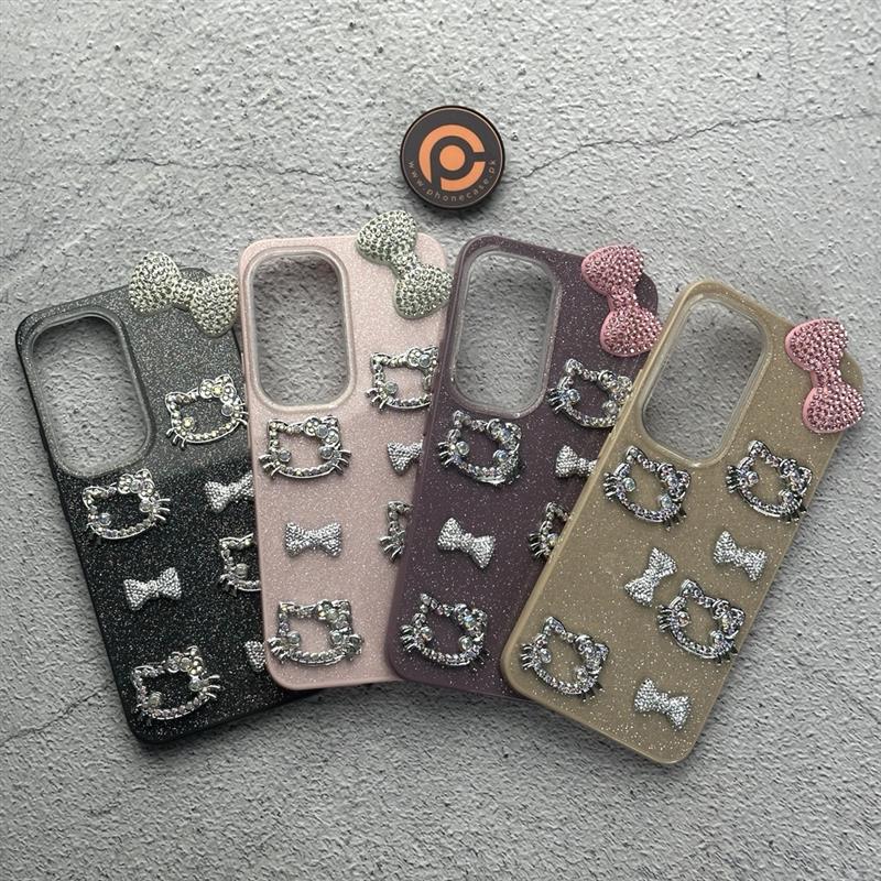 Infinix Hot 60 Pro Plus - Cute Kitty Pookie Glitter Diamond Case