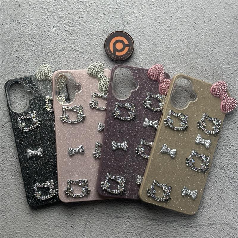 Samsung Galaxy A07 4G - Cute Kitty Pookie Glitter Diamond Case