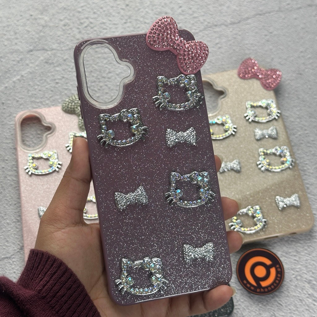 Samsung Galaxy A07 4G - Cute Kitty Pookie Glitter Diamond Case