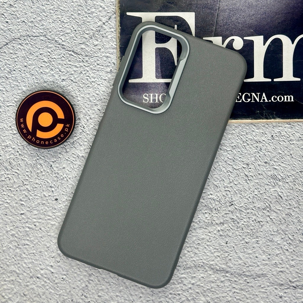 Samsung Galaxy A17 - Soft Leather Texture Slim TPU Case