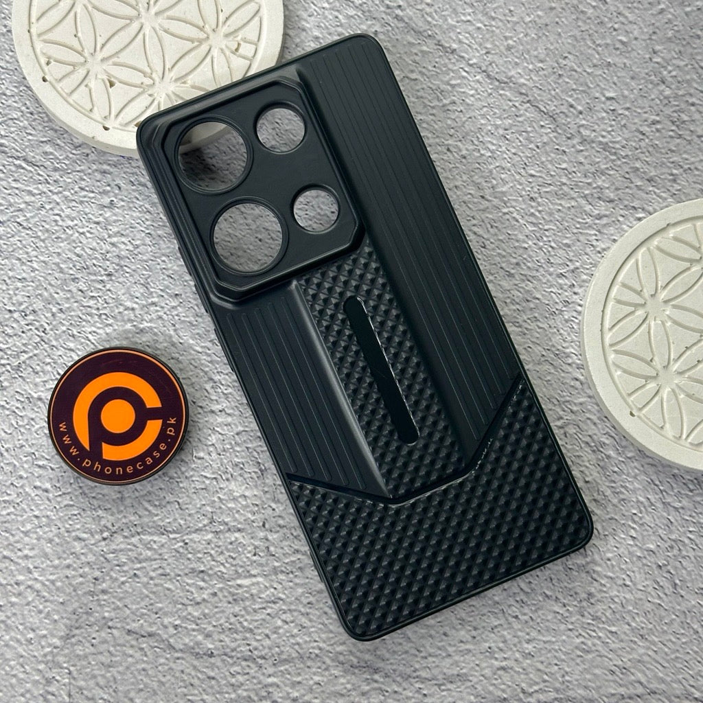 Redmi Note 13 Pro 4G / Poco M6 Pro 4G  - Durable Anti-Fall Blackout TPU Back Cover with Camera Protection