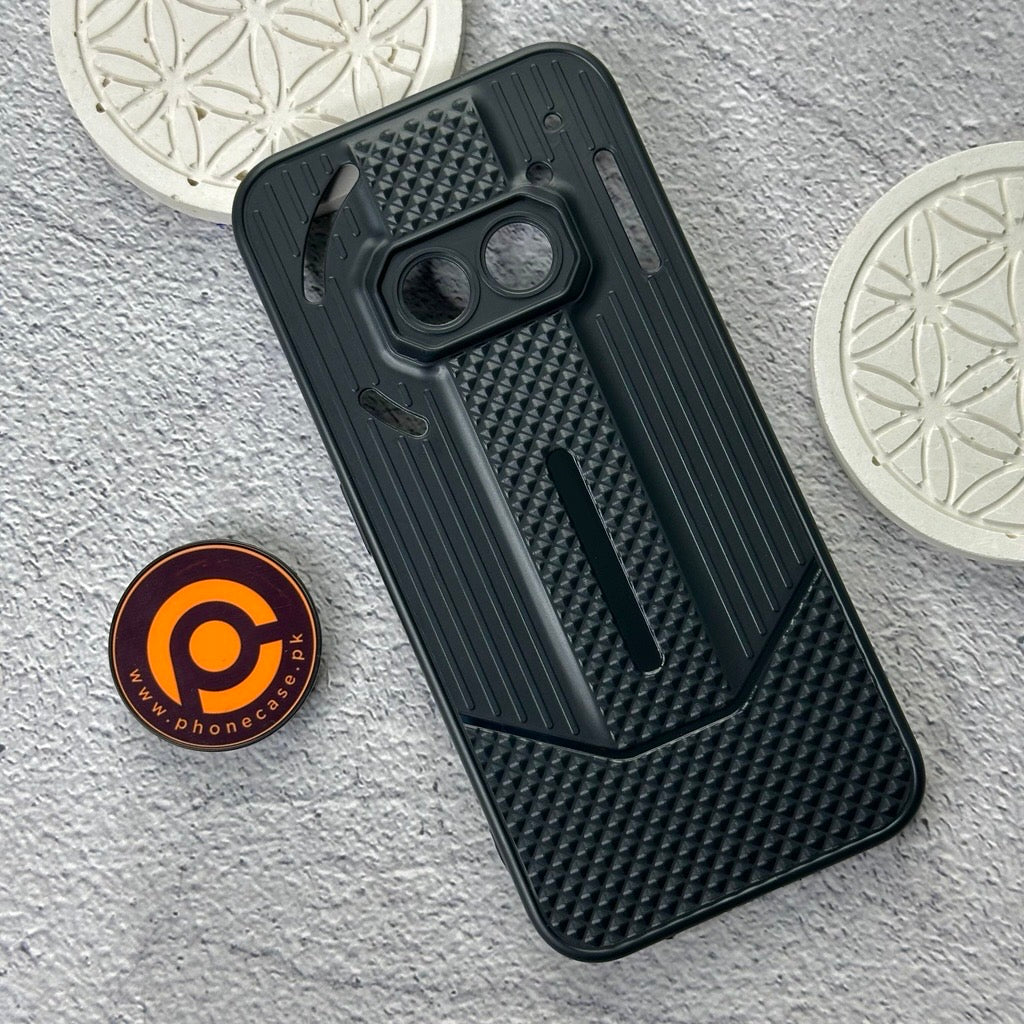 Nothing Phone 2a  - Durable Anti-Fall Blackout TPU Back Cover with Camera Protection