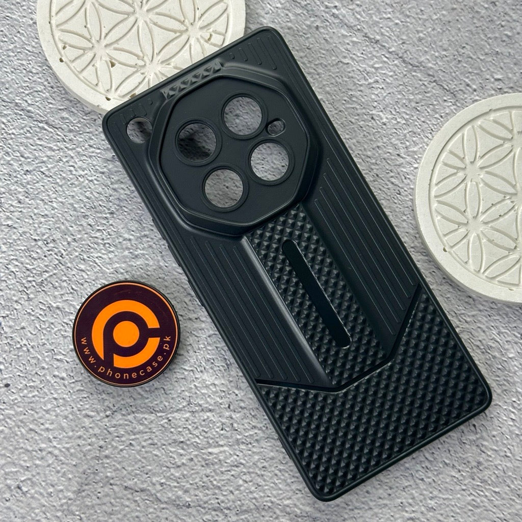 Infinix Zero 40 - Durable Anti-Fall Blackout TPU Back Cover with Camera Protection