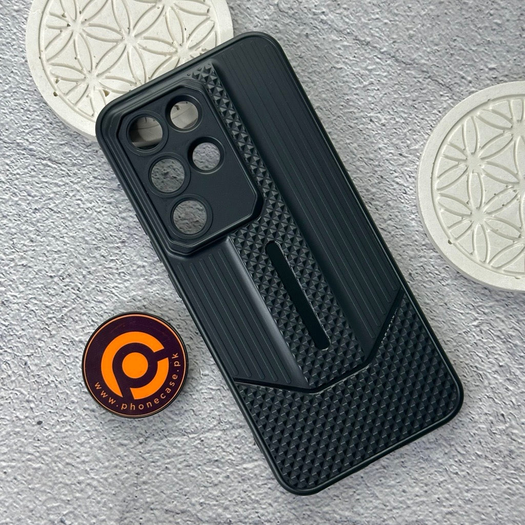 Itel Super S26 Ultra - Durable Anti-Fall Blackout TPU Back Cover with Camera Protection