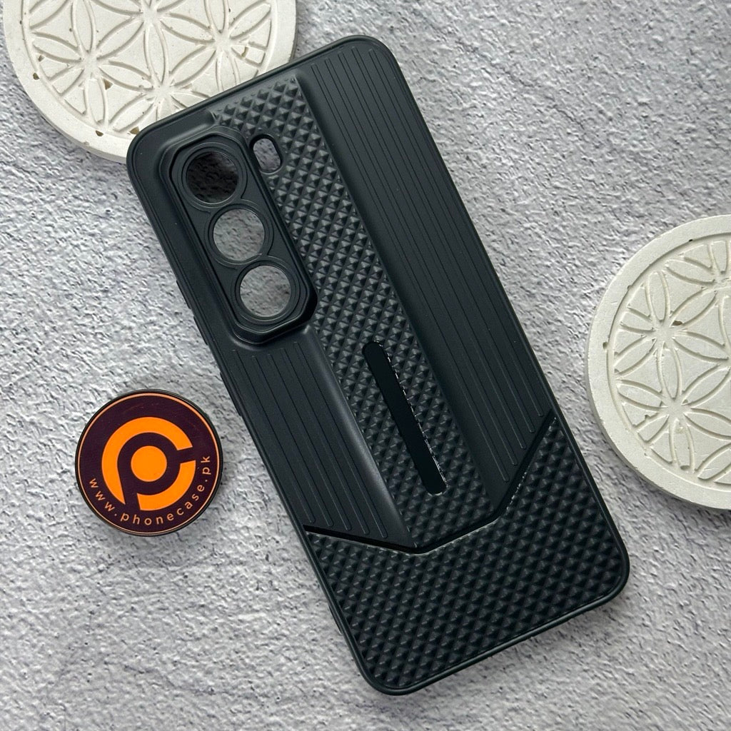 Infinix Hot 50 Pro - Durable Anti-Fall Blackout TPU Back Cover with Camera Protection