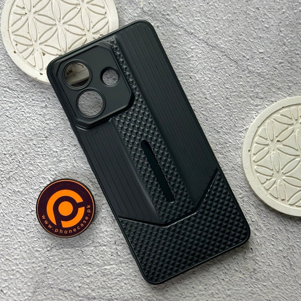 Vivo V60 Lite - Durable Anti-Fall Blackout TPU Back Cover with Camera Protection