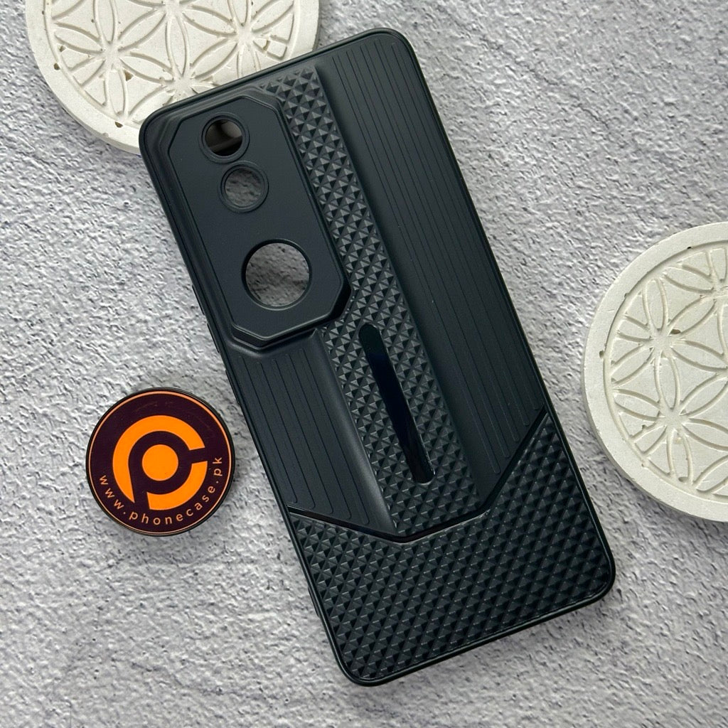 Vivo V50 - Durable Anti-Fall Blackout TPU Back Cover with Camera Protection