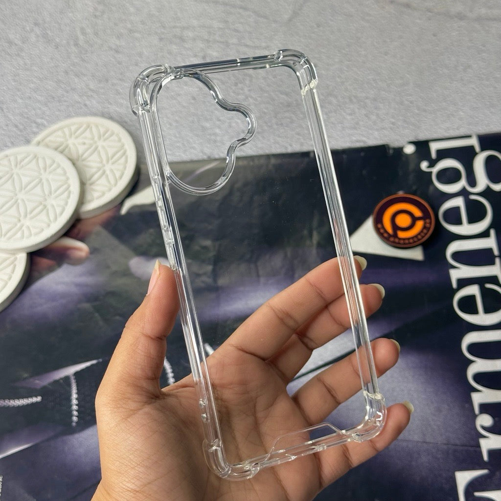 Vivo V60 lite - Anti Crash Shock Proof Transparent Case