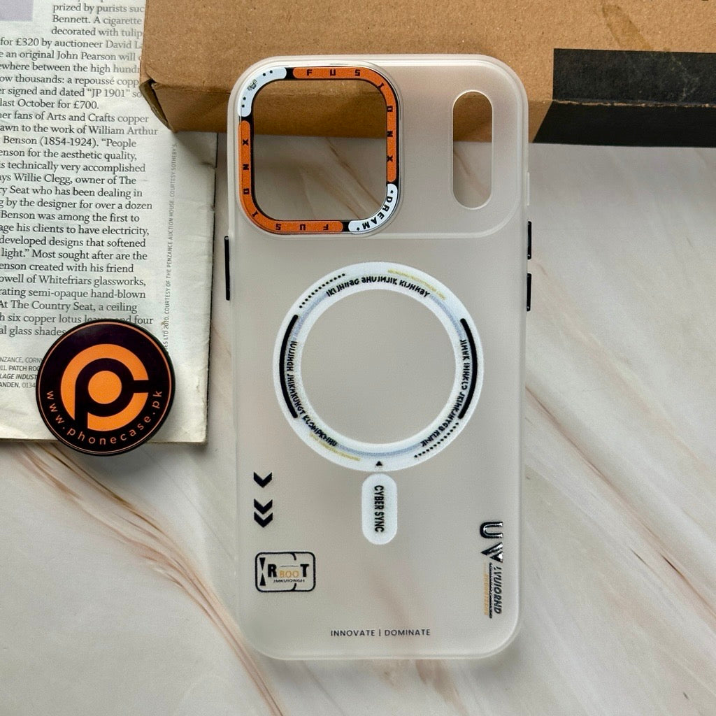 iPhone 17 Pro Max  - Mechanical Vortex Matte Case With Built-in Magsafe