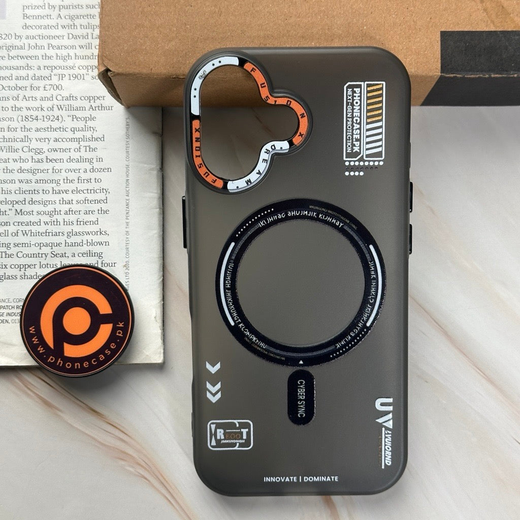 iPhone 17 - Mechanical Vortex Matte Case With Built-in Magsafe