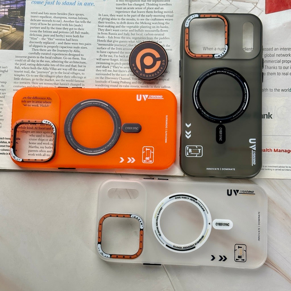 iPhone 17 Pro Max  - Mechanical Vortex Matte Case With Built-in Magsafe