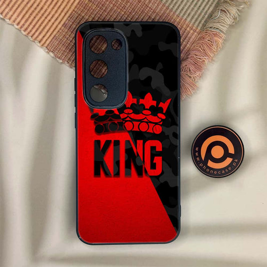 Tecno Spark 40 Pro Plus - King 2.0 Design 6  - Premium Metal Printed soft Bumper shock Proof Case CS-39186