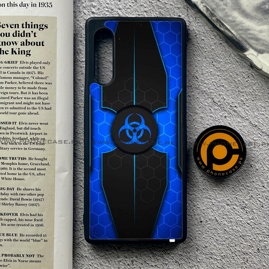LG G9 / LG velvet  - Biohazard Sign Design 1  - Premium Metal Printed soft Bumper shock Proof Case  CS-38864