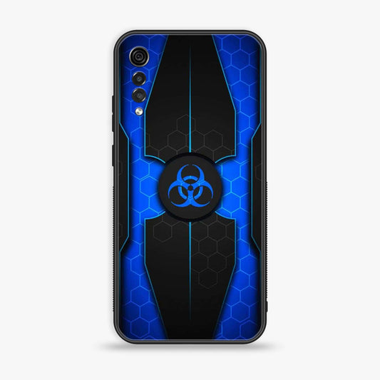 LG Velvet - Biohazard Sign Design 1 - Premium Printed Glass soft Bumper shock Proof Case  CS-37850