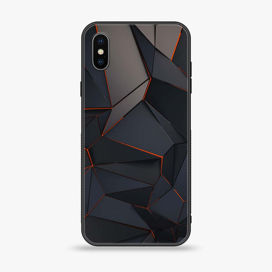 iPhone X/XS - 3D Design 2 - Premium Metal Printed soft Bumper shock Proof Case CS-38008 CS-38656