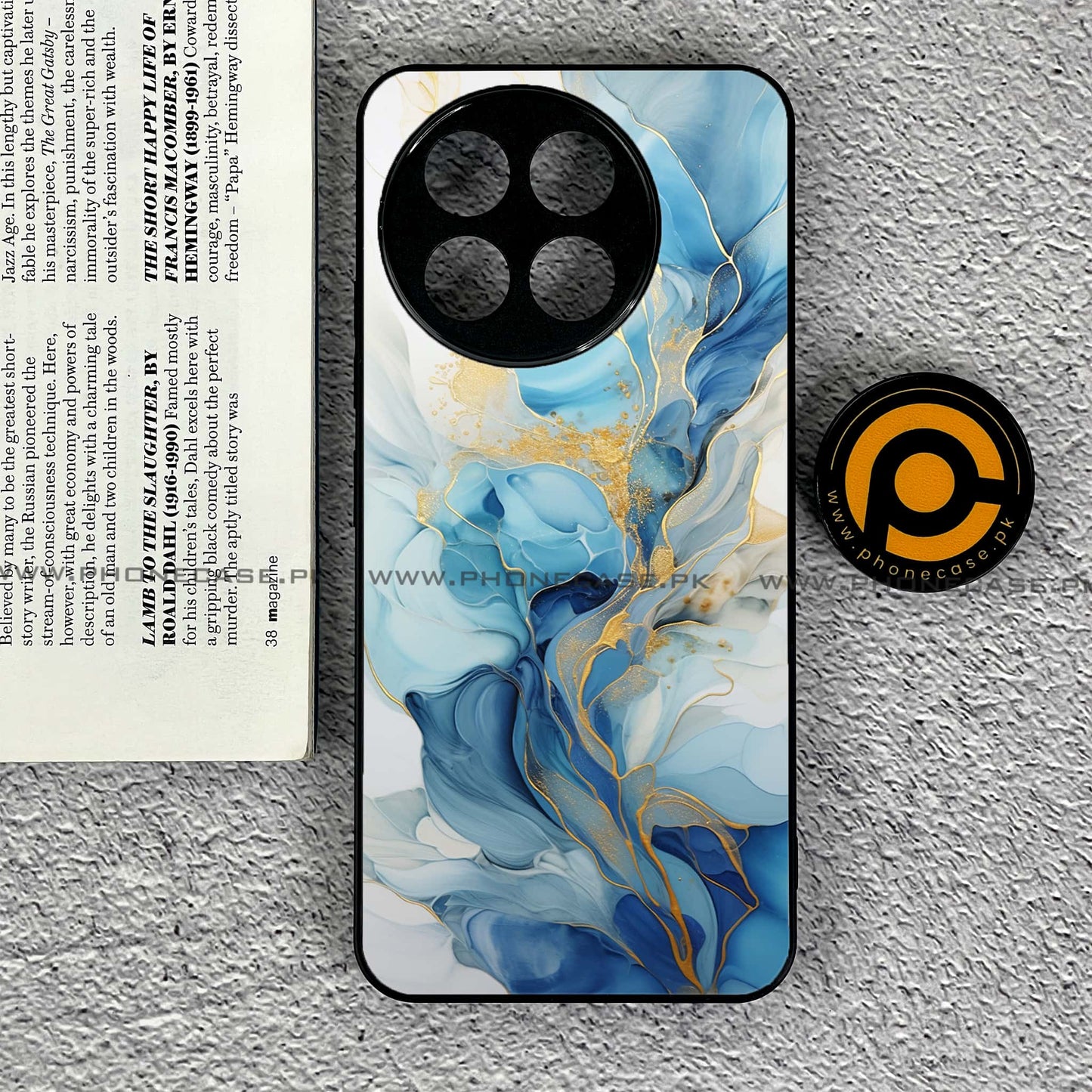 OnePlus Ace 5 - Liquid Marble 2.0 Series - Premium Metal Printed soft Bumper shock Proof Case