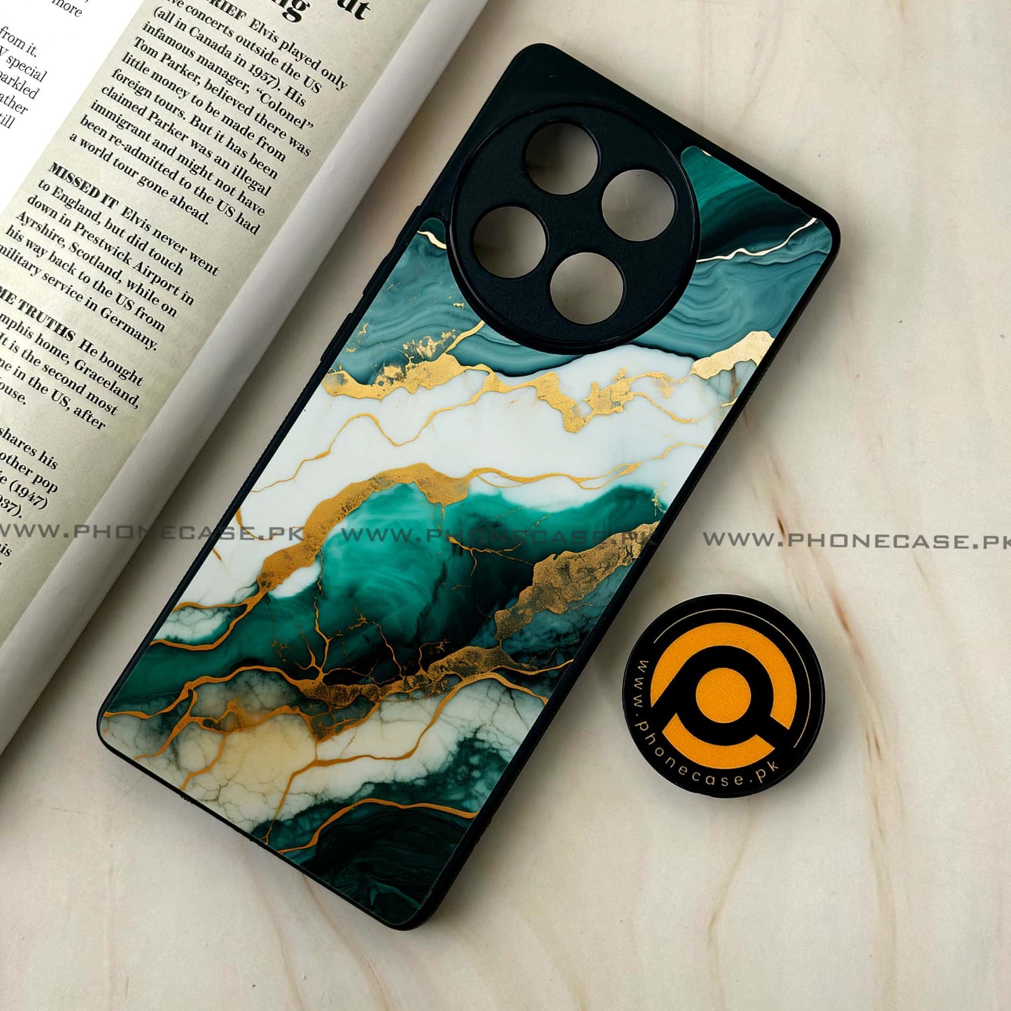 Tecno Camon 30s - Liquid Marble 2.0 Design 4 - Premium Metal Printed soft Bumper shock Proof Case   CS-39067