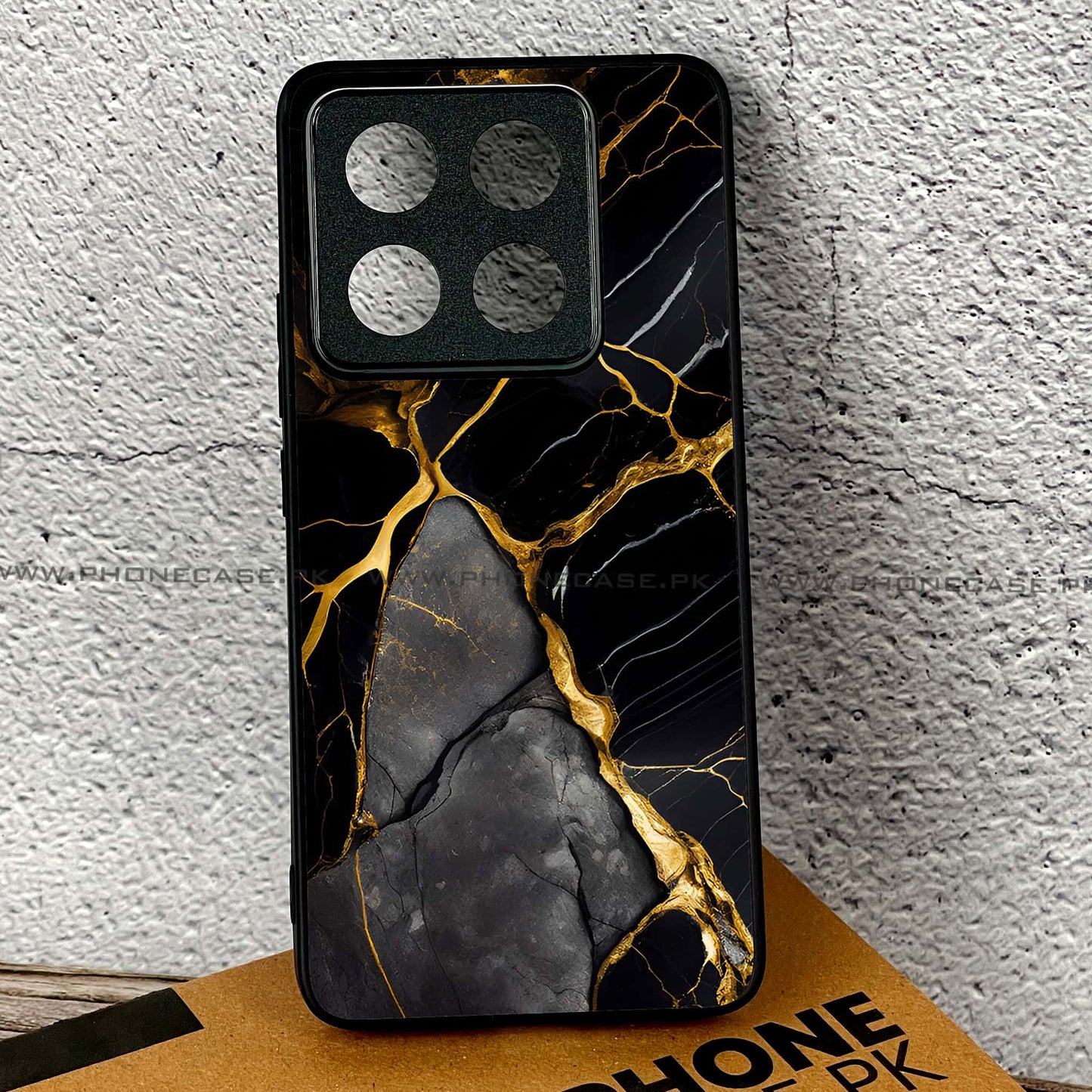 Xiaomi 14T - Liquid Marble Design 6  - Premium Printed Glass soft Bumper shock Proof Case CS-39045