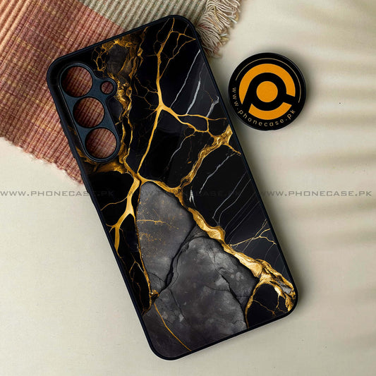 Samsung Galaxy A15 - Liquid Marble Design 6  - Premium Metal Printed soft Bumper shock Proof Case CS-38585