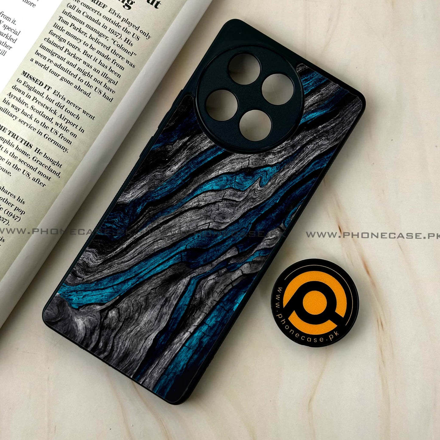 Tecno Camon 30s - Liquid Marble Series - Premium Metal Printed soft Bumper shock Proof Case