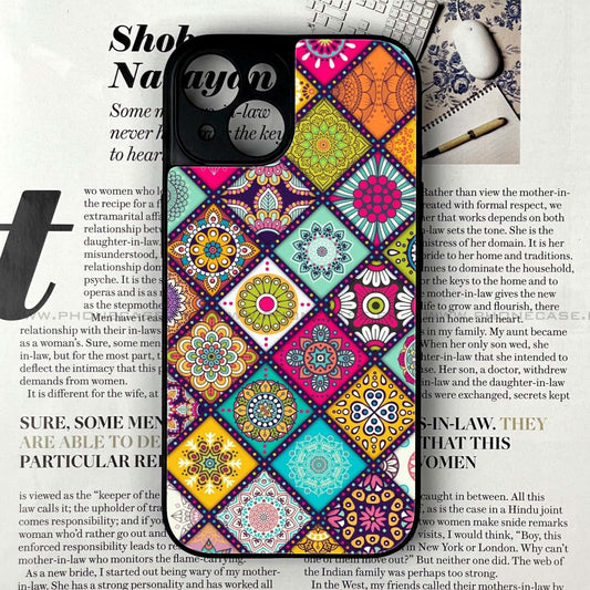 iPhone 13 - Mandala Art Design - Premium Metal Printed soft Bumper shock Proof Case CS-37490