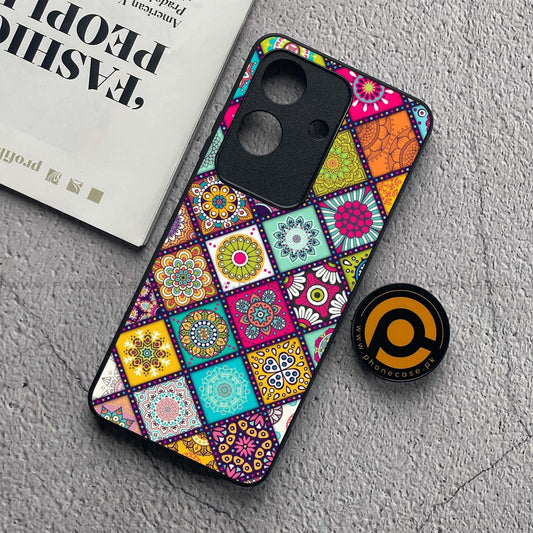 Realme Note 60x - Mandala Art Design - Premium Metal  Printed soft Bumper shock Proof Case  CS-37501
