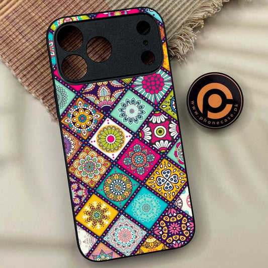 iPhone 17 Pro Max - Mandala Art Design - Premium Metal Printed soft Bumper shock Proof Case CS-39096