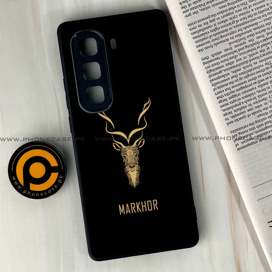 Infinix Hot 50 Pro Plus - Markhor Design 3  - Premium Metal Printed soft Bumper shock Proof Case  CS-37734 CS-37926 CS-38104 CS-38736