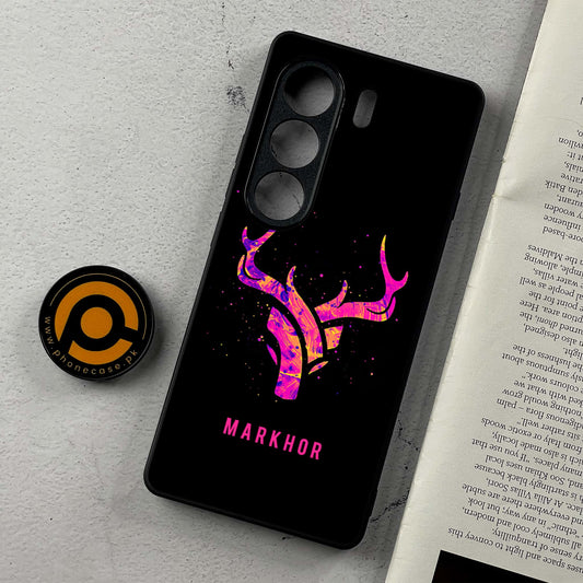 Tecno Camon 40 Pro - Markhor Design 6 - Premium Metal Printed Soft Bumper Shockproof Case CS-37186