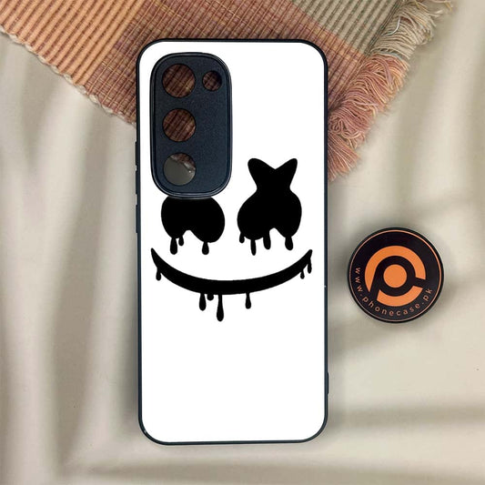Tecno Spark 40 Pro Plus - Marshmello Face - Premium Metal Printed soft Bumper shock Proof Case CS-38776