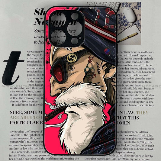 iPhone 14 Pro - Master Roshi - Premium Metal Printed soft Bumper shock Proof Case CS-37324